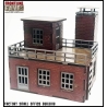 Factory Office Building Pre painted Laser cut  28mm WWII FRONTLINE GAMES