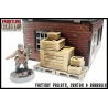 Factory Pallets Crates and Barrels 28mm WWII FRONTLINE GAMES