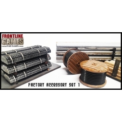 Factory Accessory Set 1  28mm WWII FRONTLINE GAMES