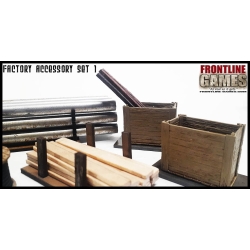 Factory Accessory Set 1  28mm WWII FRONTLINE GAMES