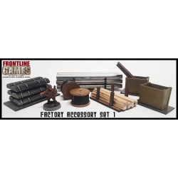 Factory Accessory Set 1  28mm WWII FRONTLINE GAMES