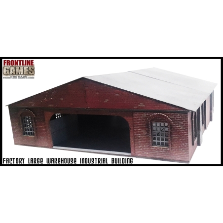 Factory Large Industrial Building Pre painted Laser cut 28mm WWII FRONTLINE GAMES