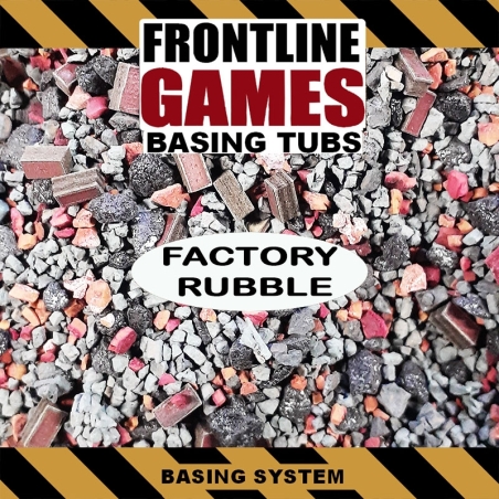 Factory Rubble - BASING TUB - Miniature Basing System