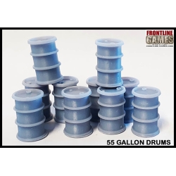 Factory 55 Gallon Drums 28mm WWII FRONTLINE GAMES