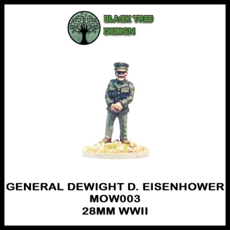 U.S. American General Dwight Eisenhower Men of War 28mm WWII BLACK TREE DESIGN