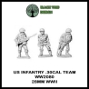 U.S. American Infantry .30 Cal LMG Team 28mm WWII BLACK TREE DESIGN