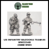 U.S. American Infantry Bazooka Team 4 28mm WWII BLACK TREE DESIGN