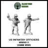 U.S. American Infantry Officers 28mm WWII BLACK TREE DESIGN
