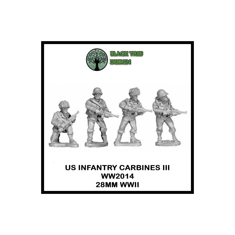 U.S. American Infantry Carbines III 28mm WWII BLACK TREE DESIGN