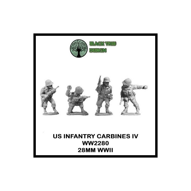 U.S. American Infantry Carbines IV 28mm WWII BLACK TREE DESIGN