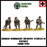German Wehrmacht Infantry w/Rifles III 28mm WWII BLACK TREE DESIGN