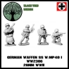 German Waffen SS w/MP40s I 28mm WWII BLACK TREE DESIGN