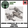 German Wehrmacht MG-34 team 28mm WWII BLACK TREE DESIGN
