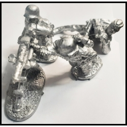 German Wehrmacht MG-34 MMG TEAM W/NCO 28mm WWII BLACK TREE DESIGN