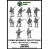 German Wehrmacht Squad (10) 28mm WWII BLACK TREE DESIGN