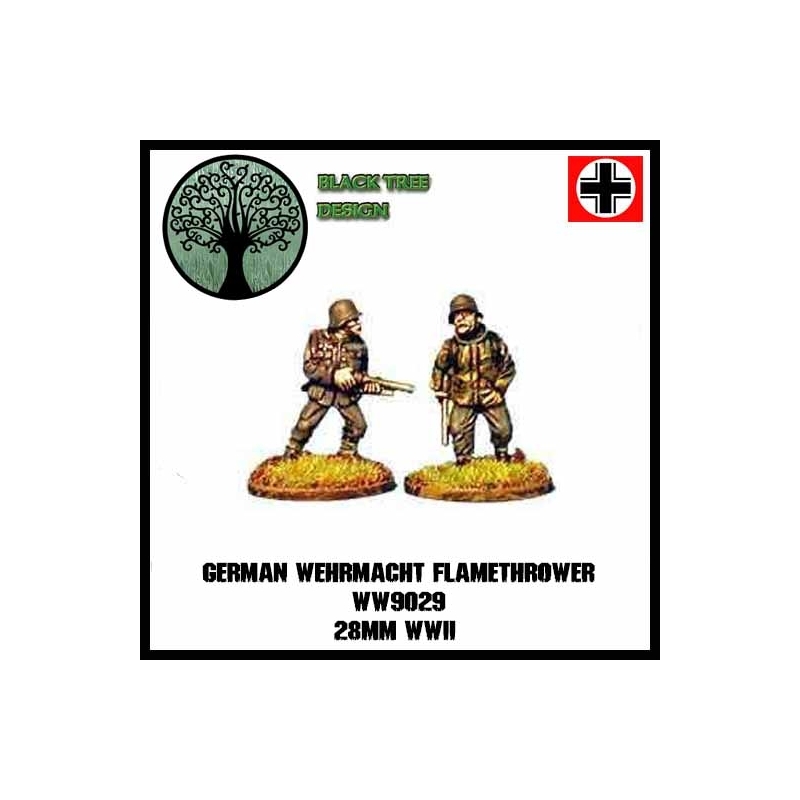 German Wehrmacht Flamethrower Team WWII BLACK TREE DESIGN