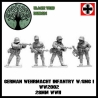 German Wehrmacht Infantry w/SMGs I (MP-40) 28mm WWII BLACK TREE DESIGN