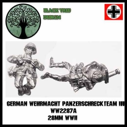 German Wehrmacht Infantry Panzerschreck III 28mm WWII BLACK TREE DESIGN