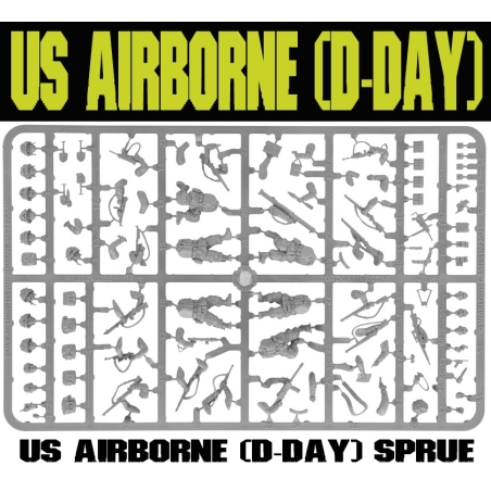 U.S. Airborne (D-Day) Sprue 28mm WWII WARLORD GAMES