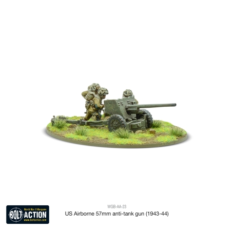 US Airborne 57mm anti-tank gun (43-45) 28mm WWII WARLORD GAMES