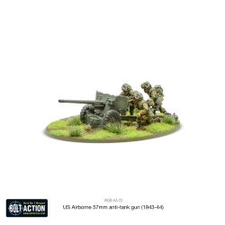 US Airborne 57mm anti-tank gun (43-45) 28mm WWII WARLORD GAMES