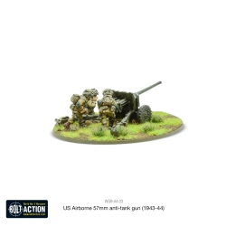 US Airborne 57mm anti-tank gun (43-45) 28mm WWII WARLORD GAMES