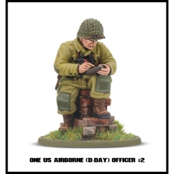 US Airborne (D-Day) Officer 2 28mm WWII WARLORD GAMES