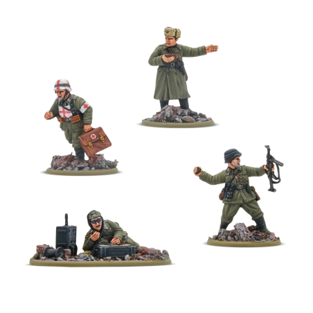 German Veteran HQ 28mm WWII WARLORD GAMES