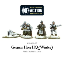 German Heer HQ (Winter) 28mm WWII WARLORD GAMES