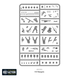 US Rangers boxed set 28mm WWII WARLORD GAMES