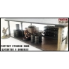 Factory Open Storage shed w/ Crates & barrels FRONTLINE GAMES