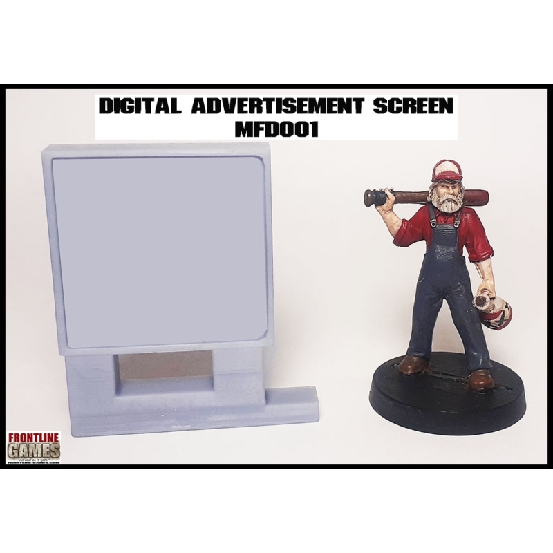 Digital Advertisement Screen 28MM MODERN FURNITURE DECORE & MORE FRONTLINE GAMES