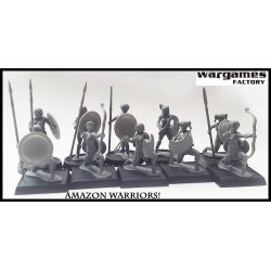 Amazon Warriors! (10) NOW WITH GREEK HELMS! 28mm Ancients WARGAMES FACTORY