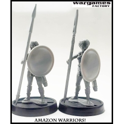 Amazon Warriors! (10) NOW WITH GREEK HELMS! 28mm Ancients WARGAMES FACTORY