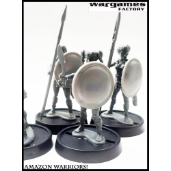Amazon Warriors! (10) NOW WITH GREEK HELMS! 28mm Ancients WARGAMES FACTORY