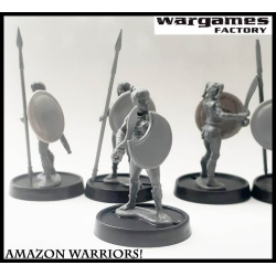 Amazon Warriors! (10) NOW WITH GREEK HELMS! 28mm Ancients WARGAMES FACTORY