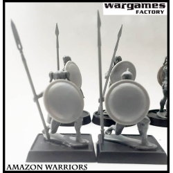 Amazon Warriors! (10) NOW WITH GREEK HELMS! 28mm Ancients WARGAMES FACTORY