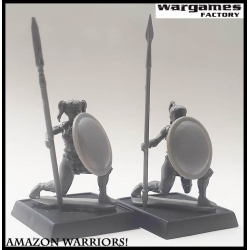 Amazon Warriors! (10) NOW WITH GREEK HELMS! 28mm Ancients WARGAMES FACTORY