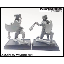 Amazon Warriors! (10) NOW WITH GREEK HELMS! 28mm Ancients WARGAMES FACTORY