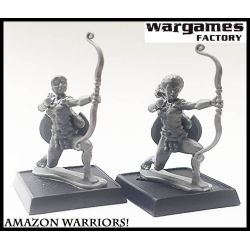 Amazon Warriors! (10) NOW WITH GREEK HELMS! 28mm Ancients WARGAMES FACTORY