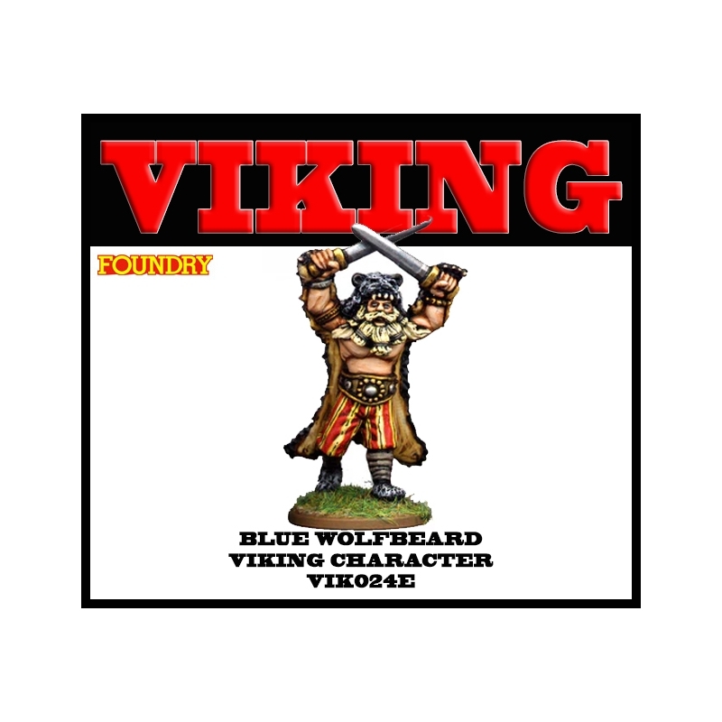 BLUE WOLFBEARD ULFHEDNAR Viking Character WARGAMES FOUNDRY