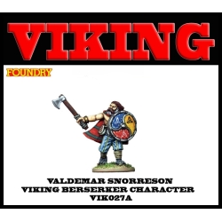 VALDEMAR SNORRESON Viking Berserker Character WARGAMES FOUNDRY
