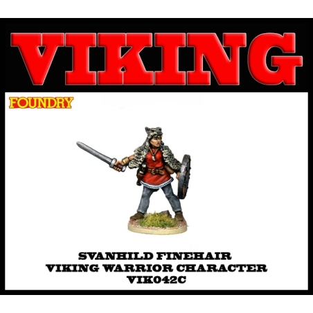 SVANHILD FINEHAIR Viking Ulfhednar Character WARGAMES FOUNDRY