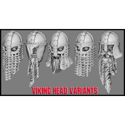 VIKING WARRIOR Sprues w/ NEW HEADS/AXES/SHIELDS! (8) FRONTLING GAMES WARGAMES FACTORY