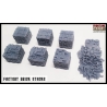 Factory Brick Stacks (7) 28mm WWII FRONTLINE GAMES