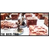 Factory Brick Stacks (7) 28mm WWII FRONTLINE GAMES