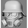 German Gas-Masked Heads (25) 28mm WWWII Frontline Games