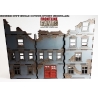 RUINED CITY BLOCK BUILDING 3 - FOUR  STORY Pre painted Laser cut 28mm WWII FRONTLINE GAMES