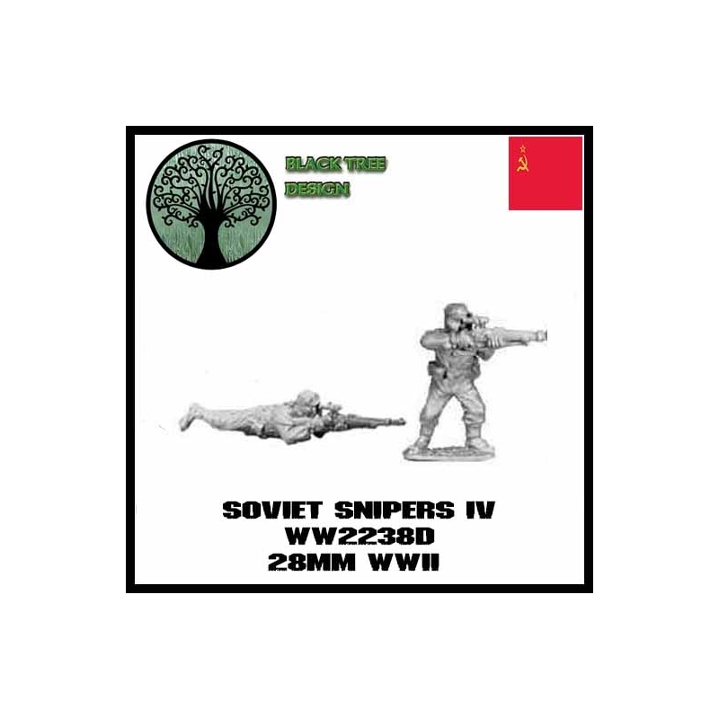 Russian Soviet Snipers IV 28mm WWII BLACK TREE DESIGN