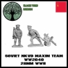 Russian Soviet NKVD Maxim MMG Team (on the move) 28mm WWII 28mm WWII BLACK TREE DESIGN